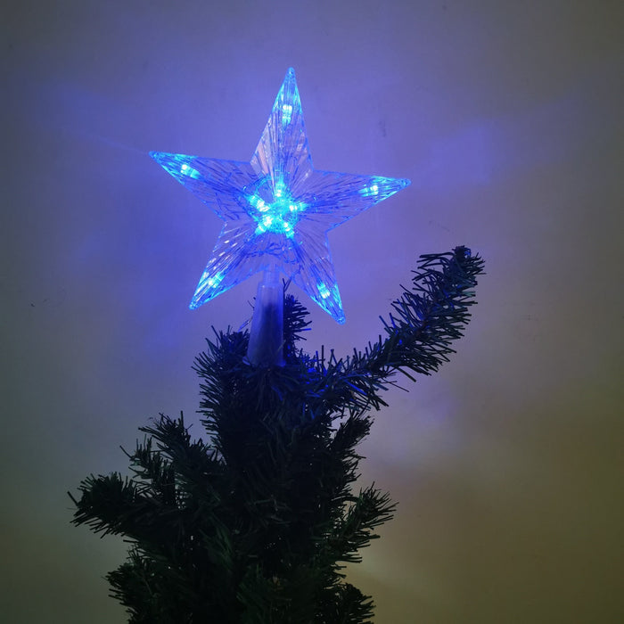Christmas Tree Light Led Star Light; Five-Pointed Star Lights Plugged Into The Room Decoration