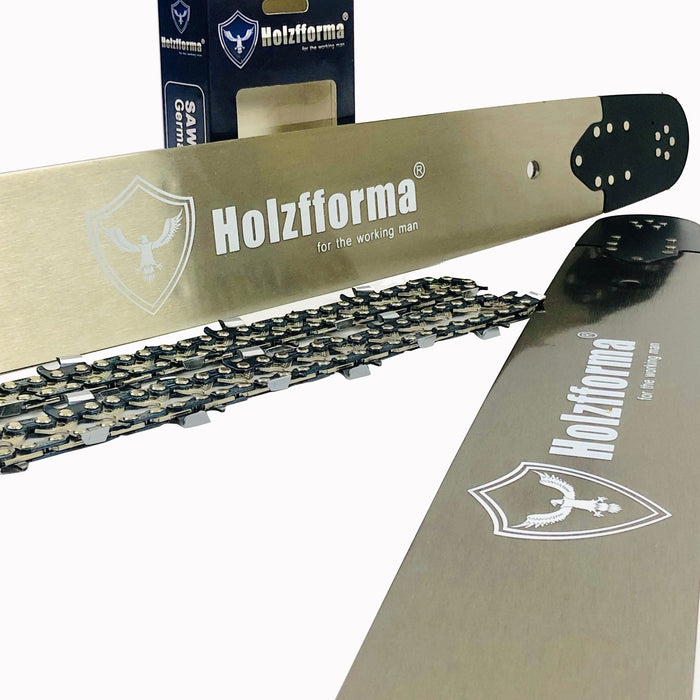 Holzfforma® 18Inch Guide Bar &Saw Chain Combo .325 .050 72DL Compatible With Husqvarna 36 41 50 51 55 336 340 345 350 351 353 346xp 435 440 445 450 455 460 Poulan