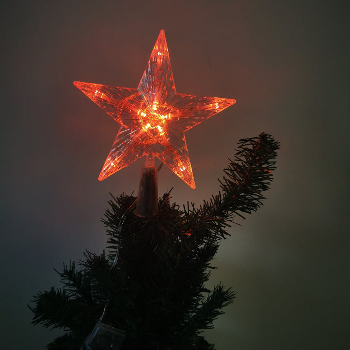 Christmas Tree Light Led Star Light; Five-Pointed Star Lights Plugged Into The Room Decoration