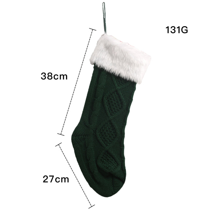 Christmas Decoration Christmas Plush Knit Socks Christmas Children's Holiday Gift Socks Gift Bag Pendant