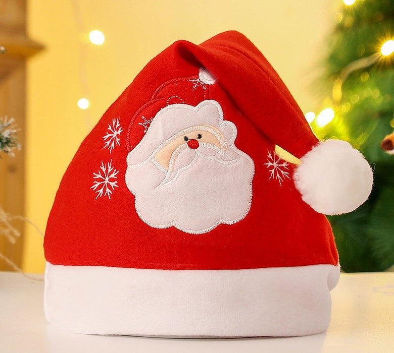 Christmas Hats Plush Santa Hat Snowman Elk Christmas Decoration