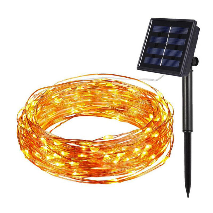 200 LED Waterproof Solar String Lights 8 Modes Fairy Lights
