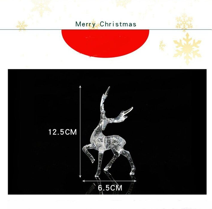 Christmas Lights Reindeer String Lights 9.8 Feet 20 LEDs Xmas Thanksgiving Decor