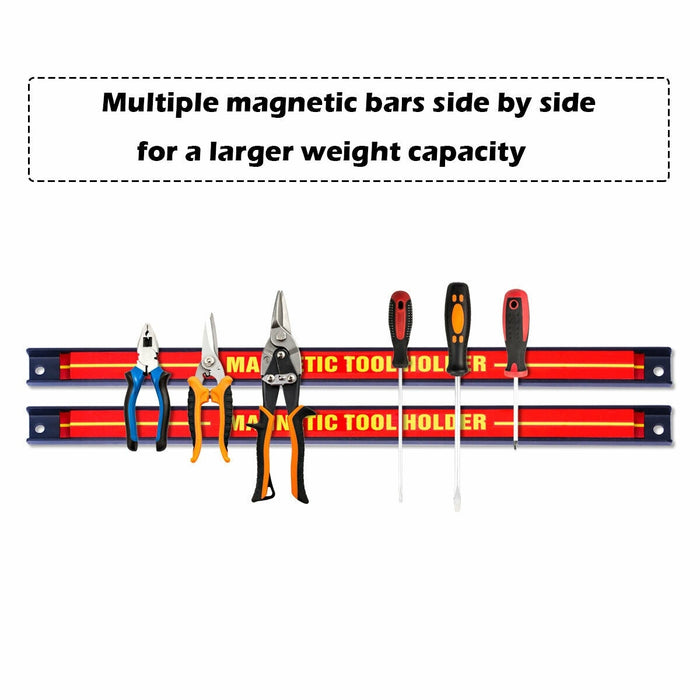 3 Pcs 18 Inch Magnetic Tool Bar Holder Knife